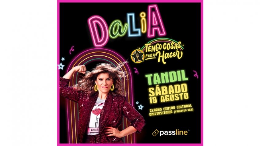 Dalia Gutmann presentará en Tandil su espectáculo "Tengo cosas para hacer"